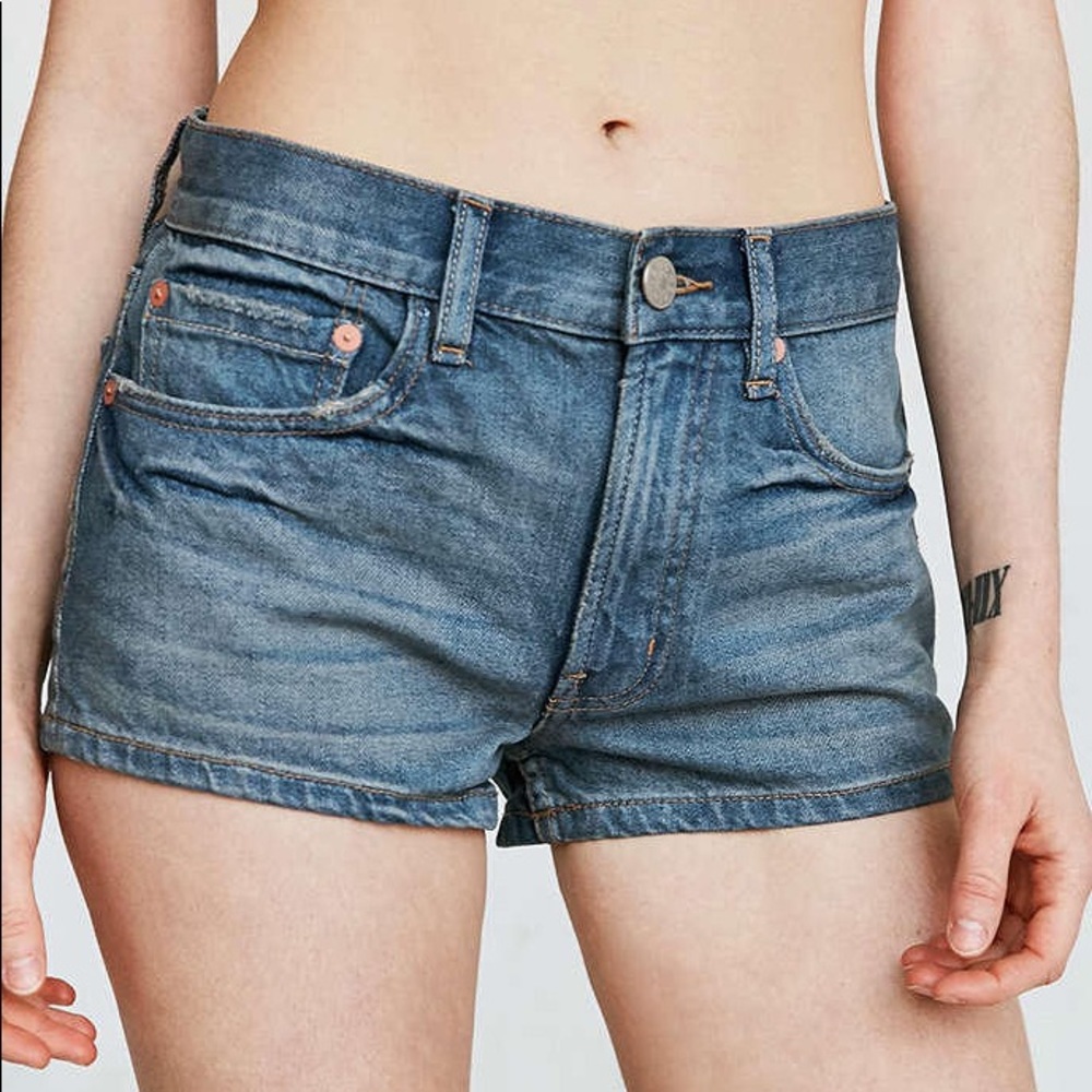 BDG mid rise denim shorts